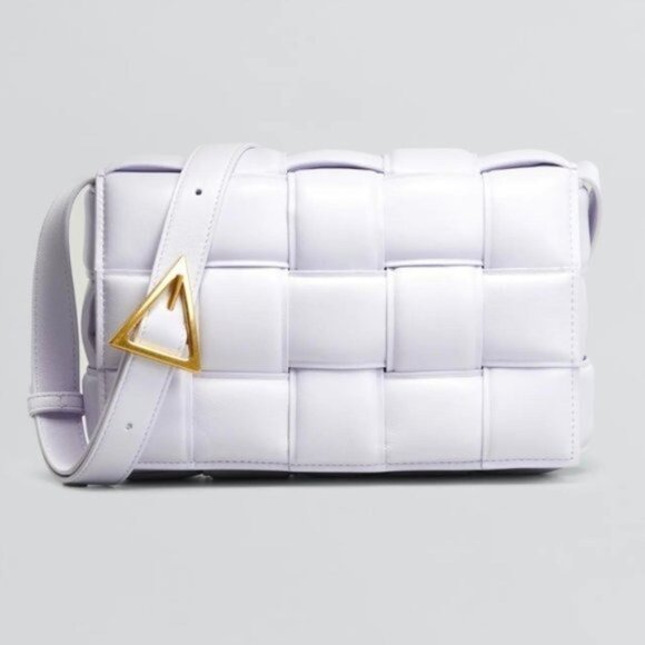 Bottega Veneta Handbags - Bottega Veneta Cassette Padded Leather Shoulder Bag